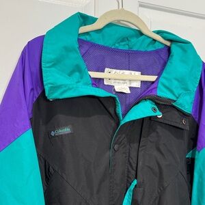 Columbia Purple and Teal Jacket